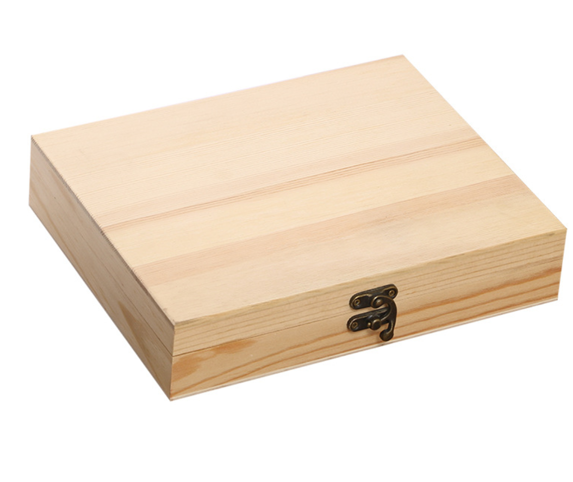 Pine Wood Storage Box