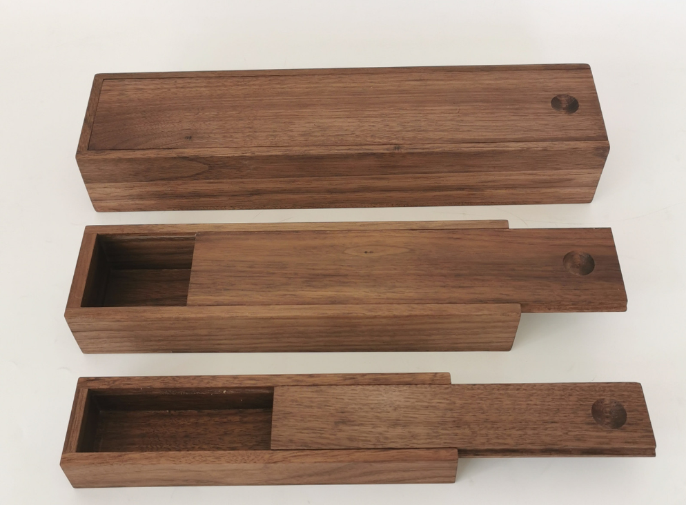 Walnut Sliding-Lid Box