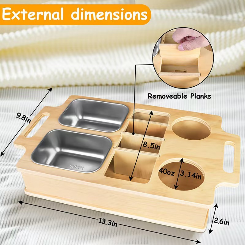 Wooden Sofa Armrest Tray