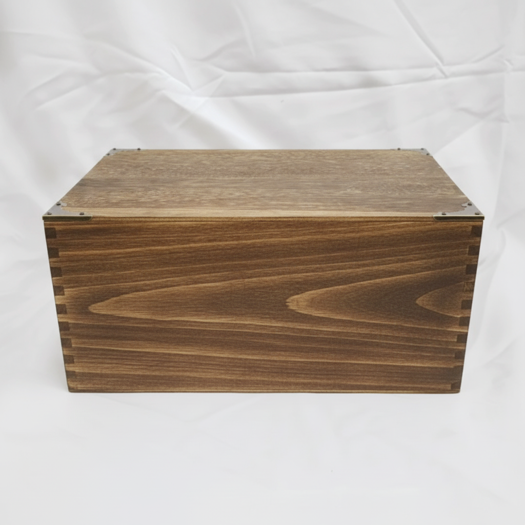 Torched Pine Dovetail Storage Box